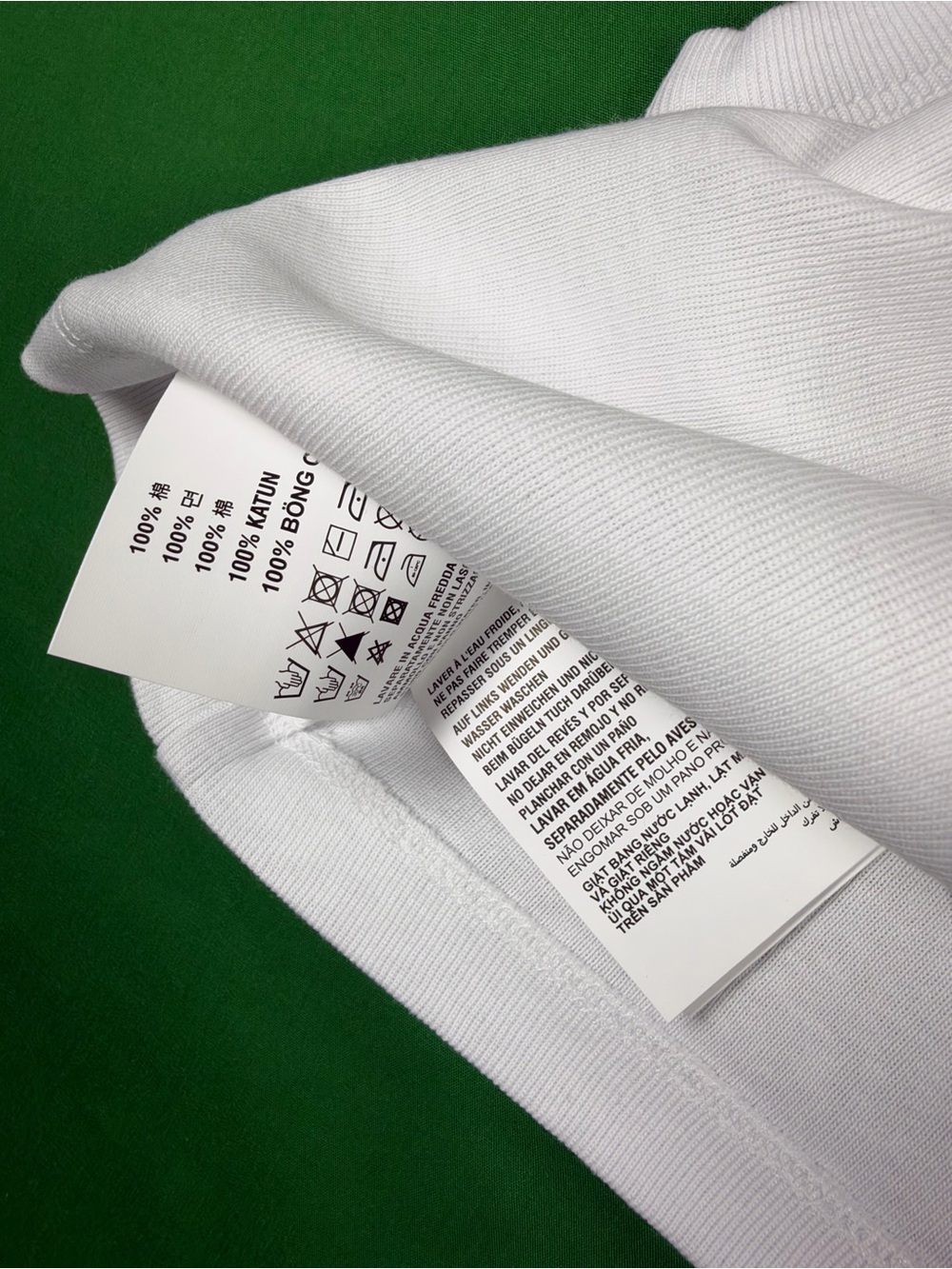 Prada Women’s White Jersey Cropped Tank Top Triangle Logo Size IT 36 US 0 XSmall - Picture 6 of 7